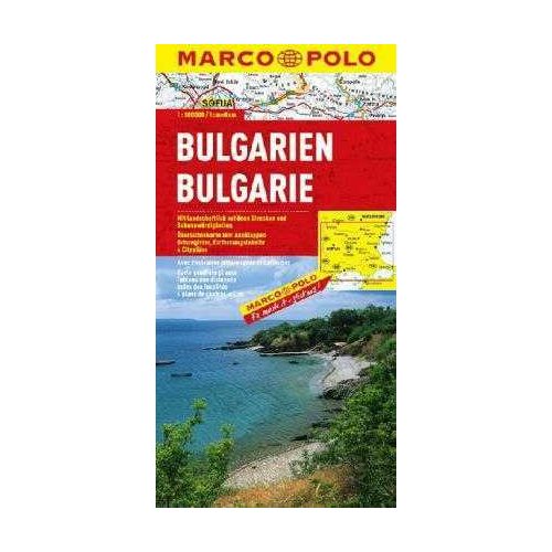 Bulgária térkép - Marco Polo