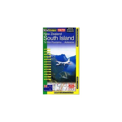 South Island térkép - Kiwimaps