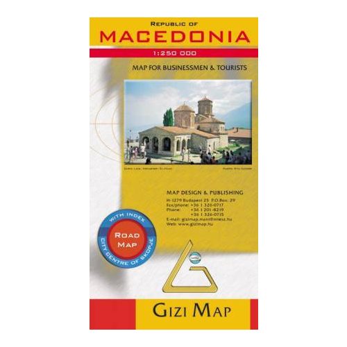 North Macedonia, travel map - Gizimap