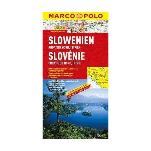 Szlovénia, Horvátország észsaki része, Isztria térkép - Marco Polo