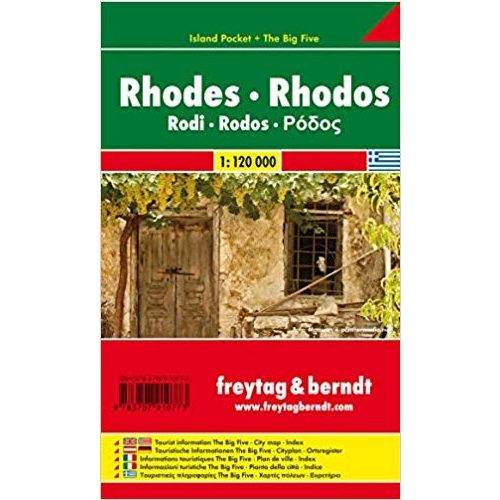 Rhodes, pocket map - Freytag-Berndt Island Pocket