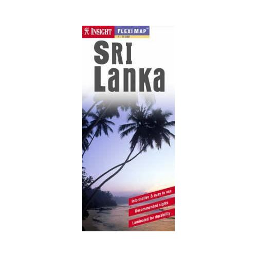 Sri Lanka laminált térkép - Insight