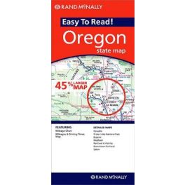 Oregon (Easy to Read) térkép - Rand McNally
