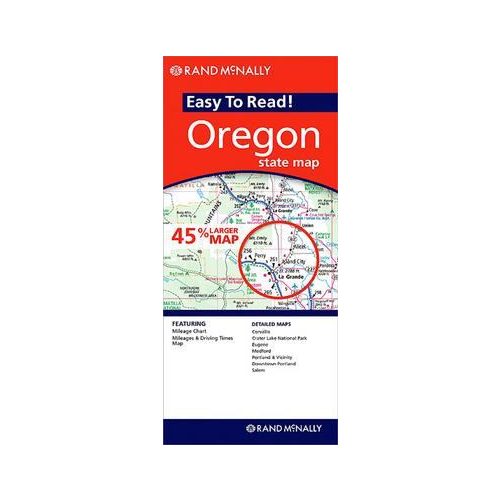 Oregon (Easy to Read) térkép - Rand McNally