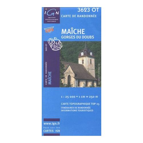 Maîche / Gorges du Doubs - IGN 3623OT