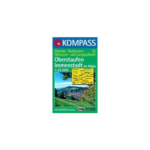 Oberstaufen, Immenstadt turistatérkép (WK 02) - Kompass