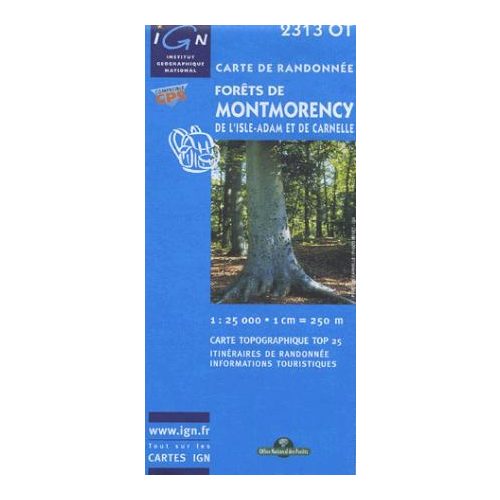 Forêt de Montmorency de l'isle-Adam et de Carnelle - IGN 2313OT