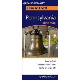 Pennsylvania (EasyToFold) térkép - Rand McNally