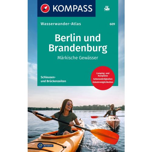 Berlin & Brandenburg vízitúraatlasz (K 609) - Kompass