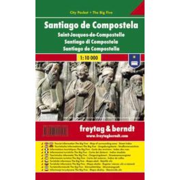 Santiago de Compostela, pocket map - Freytag-Berndt