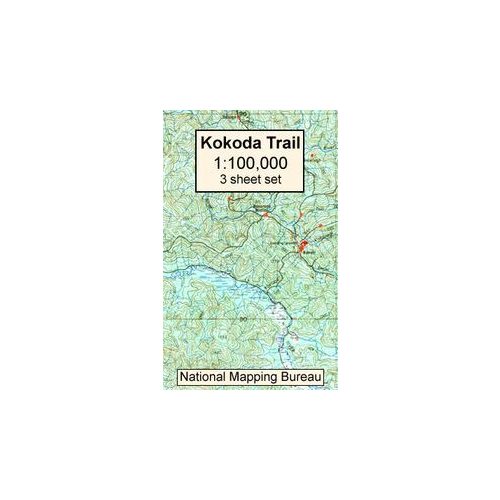 Kokoda Trail (3-sheet set) - Nat. Map. Bureau