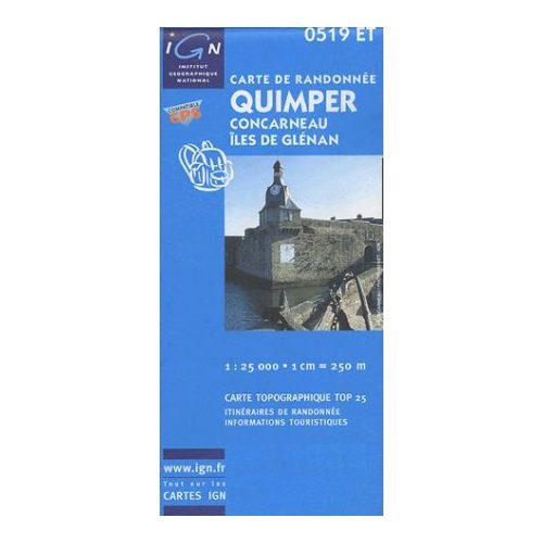 Quimper / Concarneau / Iles de Glénan - IGN 0519ET