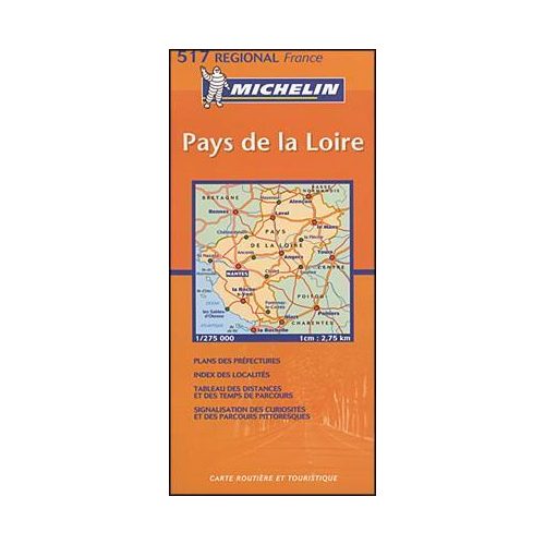 Pays de la Loire - Michelin 517