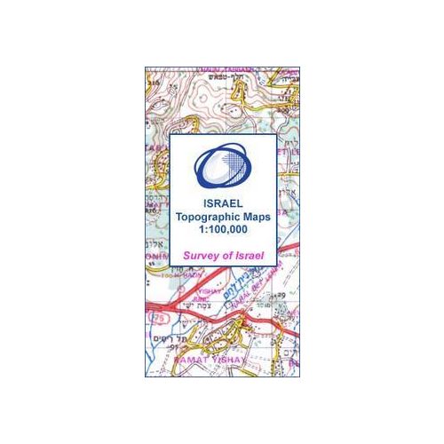 Yerushalayim (Jerusalem) térkép - Topographic Survey Maps