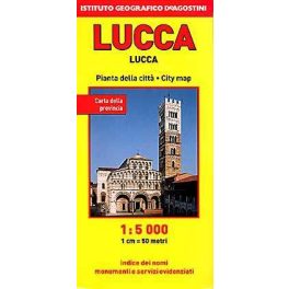 Lucca térkép - De Agostini