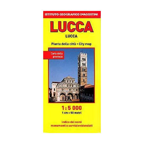 Lucca térkép - De Agostini