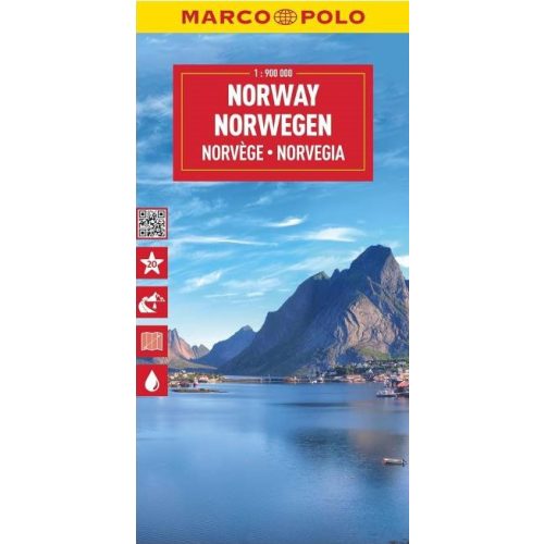 Norvégia térkép - Marco Polo