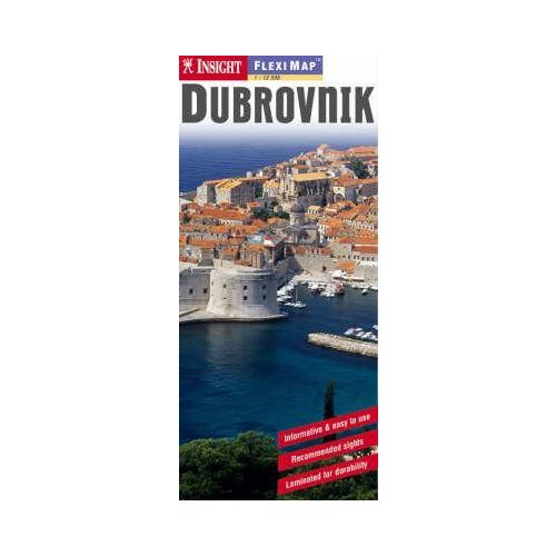 Dubrovnik laminált térkép - Insight