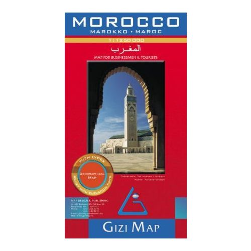 Marokkó térkép - Gizimap