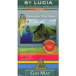 Saint Lucia, travel map - Gizimap