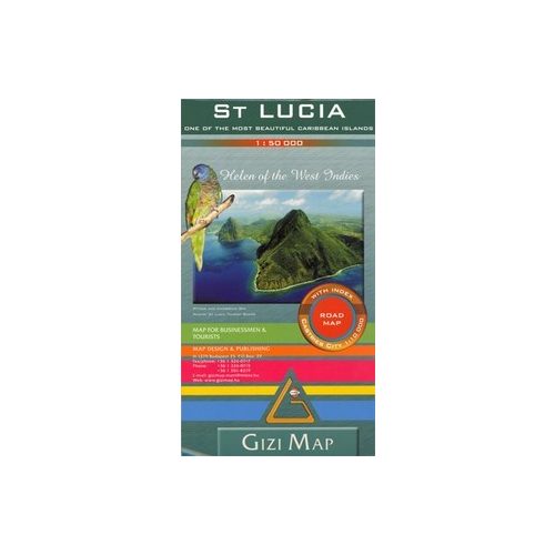 Saint Lucia, travel map - Gizimap