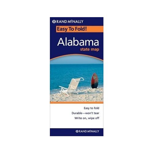 Alabama (EasyToFold) térkép - Rand McNally