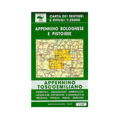 Appennino Bolognese e Pistoiese - Appennino Toscoemiliano térkép (No 21/22) - Multigraphic 