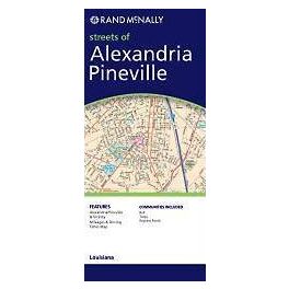 Alexandria, Pineville, LA térkép - Rand McNally
