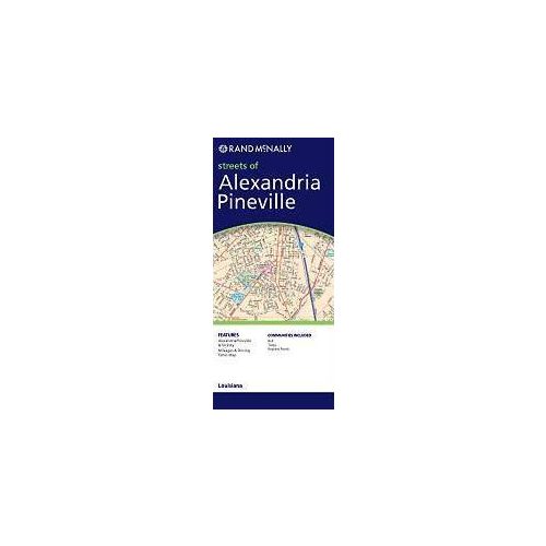 Alexandria, Pineville, LA térkép - Rand McNally