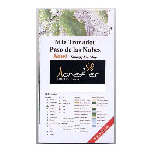 Monte Tronador, Paso de las Nubes térkép (6) - Aoneker
