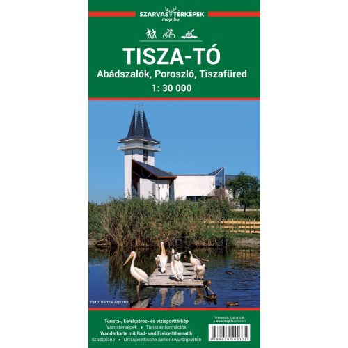 Lake Tisza, hiking map - Szarvas & Espolarte
