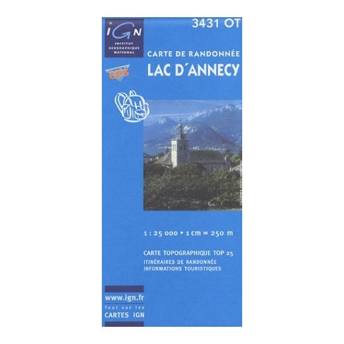 Lac d'Annecy - IGN 3431OT