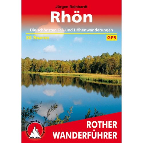 Rhön, német nyelvű túrakalauz - Rother