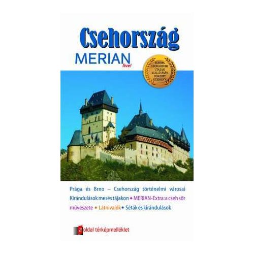 Czech Republic, guidebook in Hungarian - Merian live!