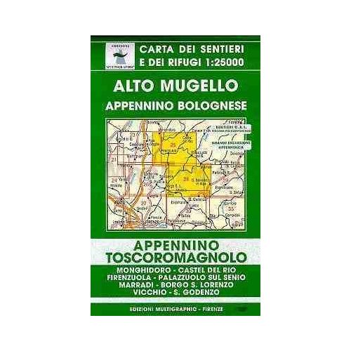 Appennino Ravennate & Mugello térkép (No 25/28) - Multigraphic 