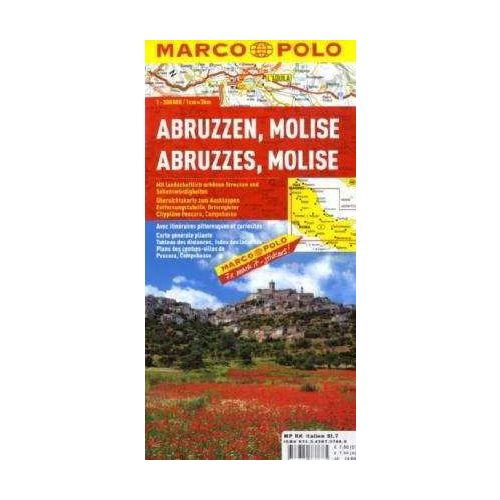 Abruzzo / Molise térkép - Marco Polo
