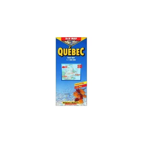 Quebec autótérkép - B & B