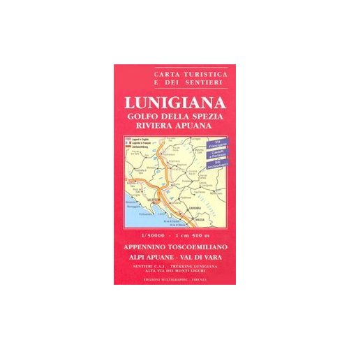 Lunigiana térkép (No 702) - Multigraphic 