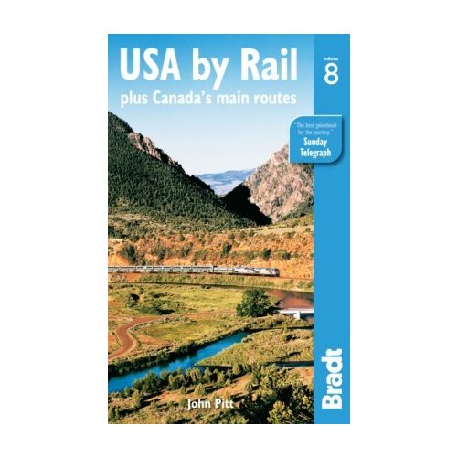 Amerikai Egyesült Államok vonattal, angol nyelvű útikönyv - Bradt