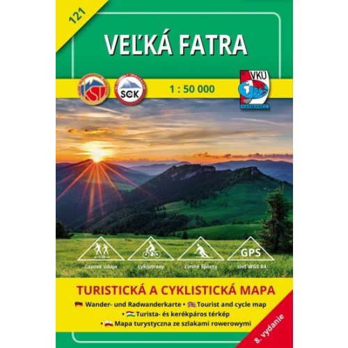 Veľká Fatra, hiking map (121) - VKÚ