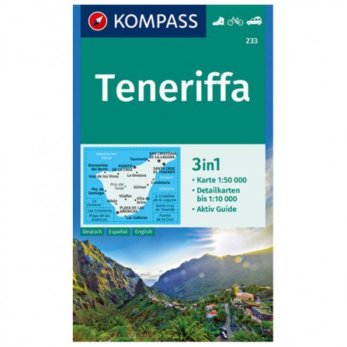 Tenerife, hiking map (WK 233) - Kompass
