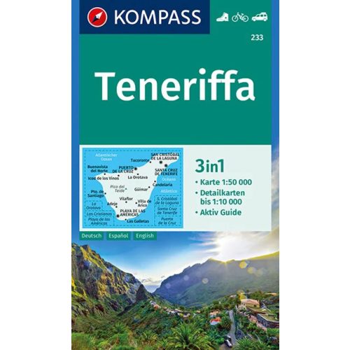 Tenerife, hiking map (WK 233) - Kompass
