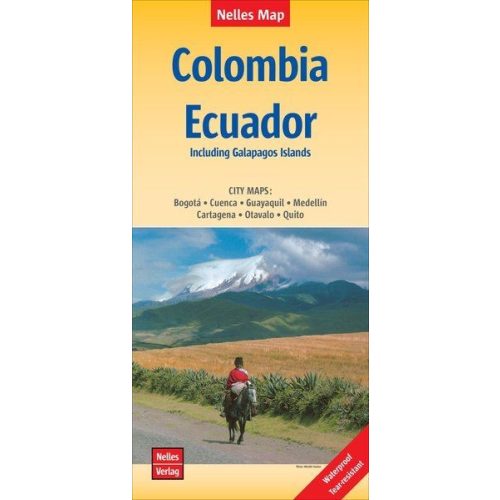 Kolumbia, Ecuador térkép - Nelles