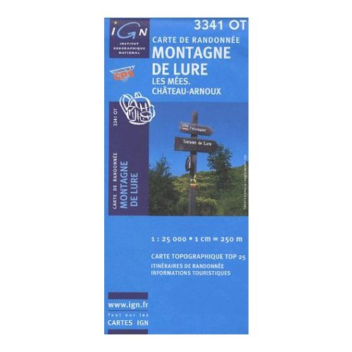 Montagne de Lure / Les Mées / Château-Arnoux - IGN 3341OT