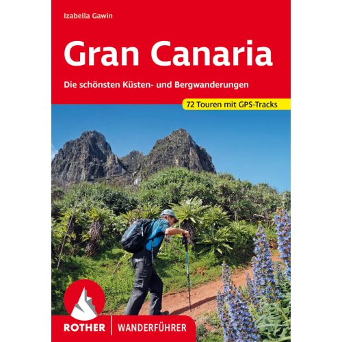 Gran Canaria, német nyelvű túrakalauz - Rother
