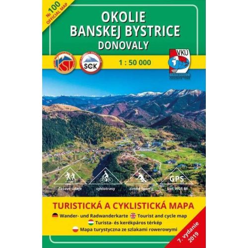Banská Bystrica & Donovaly, hiking map (100) - VKÚ