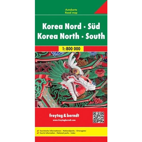 Korea, travel map - Freytag-Berndt