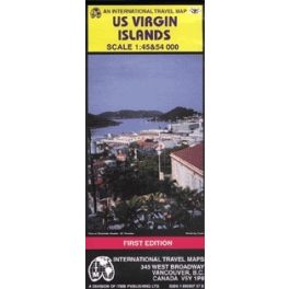 Amerikai Virgin-szigetek térkép - ITM