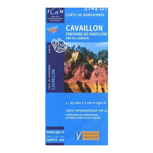 Cavaillon / Fontaine-de-Vaucluse - IGN 3142OT