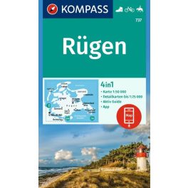Rügen turistatérkép (WK 737) - Kompass